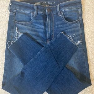 AE Hi-Rise Jegging Crop Jeans